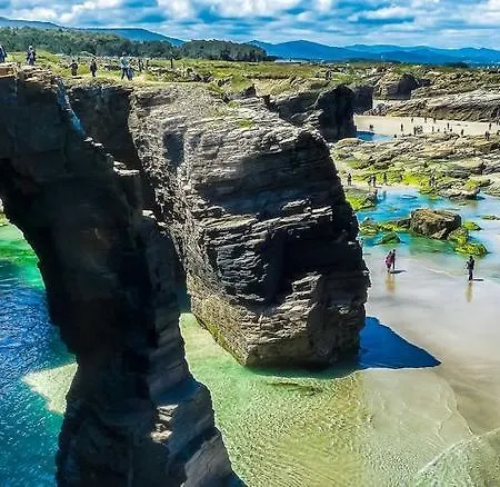 Viveiro, Terraza Grande, 2 2 Banos, Piscinas, Parking, Tenis, Club Social Appartamento *